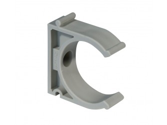 Крепление для трубы 25 мм серое