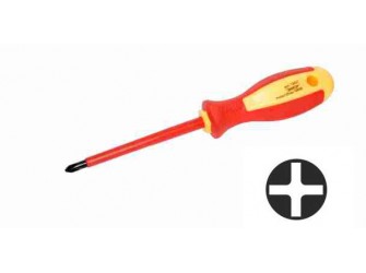 Отвертка PH1х100 мм, диэлектрическая 1000В