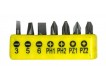 Отвертка со вставками 1/4", 8 предметов