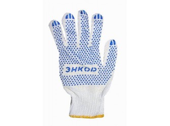 Перчатки х/б с ПВХ ЭНКОР пов. прочности 1/10