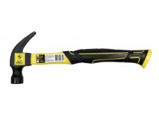 Молоток гвоздодер 450 грамм с фиберглассовой рукояткой