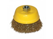 Щетка для УШМ М14/100 мм, чашечная, сталь прямая