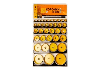 Стенд выставочный с коронками Bi-Metal 36 шт