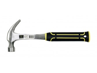 Молоток гвоздодер 450 грамм с цельнометаллической рукояткой