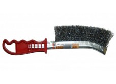 Щетка металлическая с пластиковой ручкой