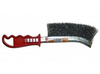 Щетка металлическая с пластиковой ручкой