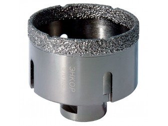 Коронка алмазная по керамограниту D 70 мм для УШМ сух. рез