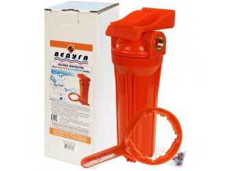 Колба фильтра "ВЕДУГА" 10" 1" для горячей воды